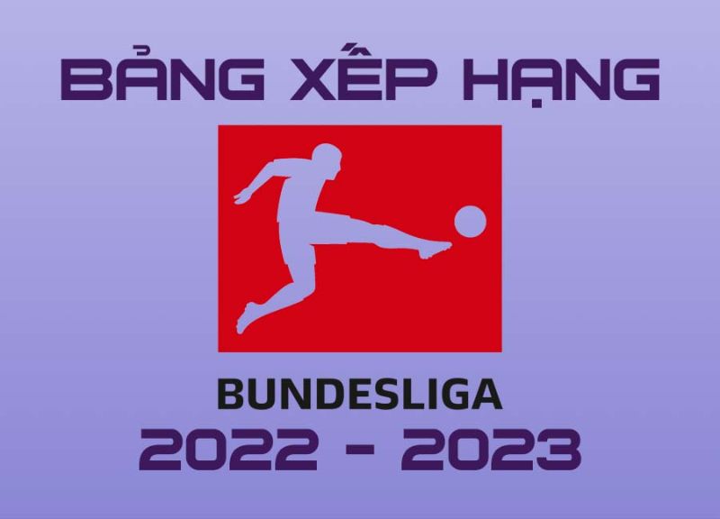 Cập nhật bxh Đức Bundesliga mùa giải mới nhất 2023