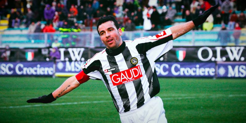Antonio Di Natale thi đấu xuất sắc cho Udinese